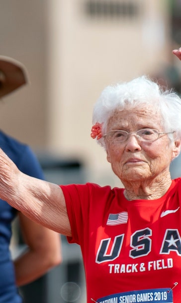 At 103, 'Hurricane' Hawkins takes titles at US Senior Games